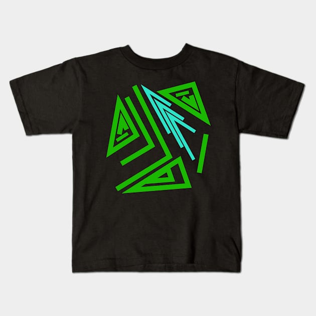 Magic runes  Mystical geometry sign  Alchemy mystical symbol Kids T-Shirt by Eskimos